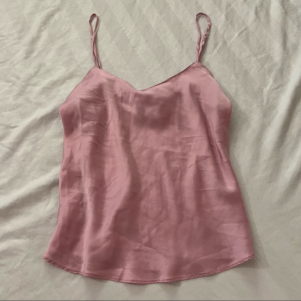 Vintage Victoria Secret Gold Label 100% silk Tank